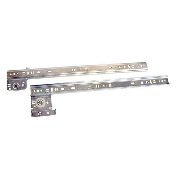 Knape & Vogt KV1300 P22 22 in. Ball Bearing 0.75 Zinc Extension Drawer Slides - 75 lbs KV1300 P22 - main